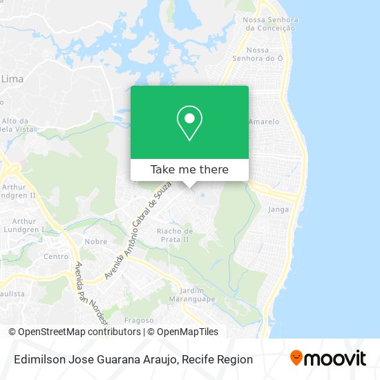 Edimilson Jose Guarana Araujo map