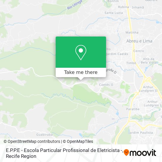 E.P.P.E - Escola Particular Profissional de Eletricista - map