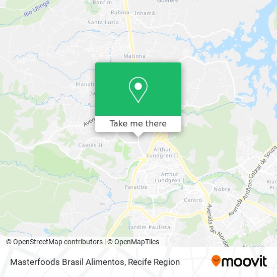 Masterfoods Brasil Alimentos map