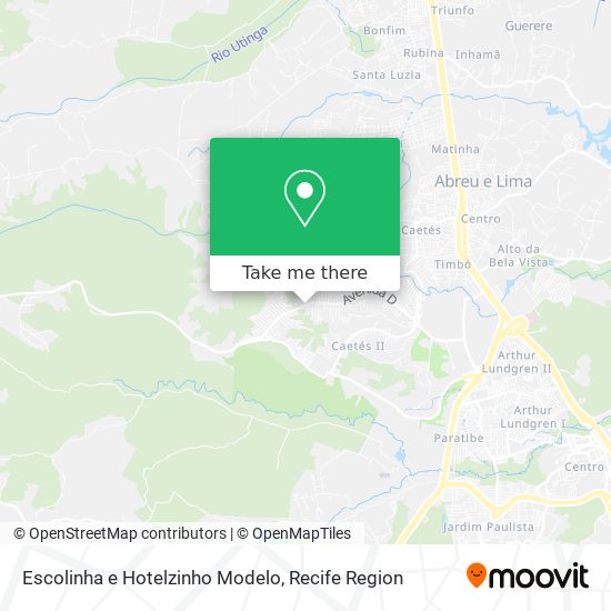 Escolinha e Hotelzinho Modelo map