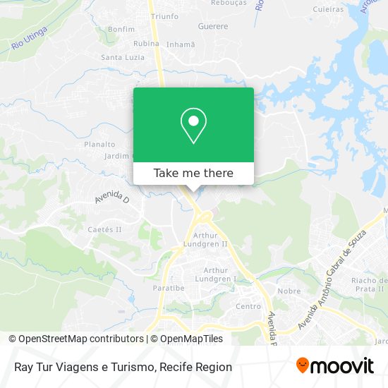 Ray Tur Viagens e Turismo map