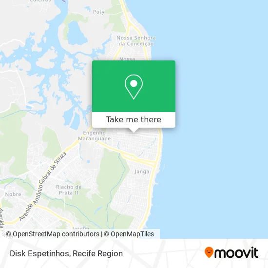 Disk Espetinhos map