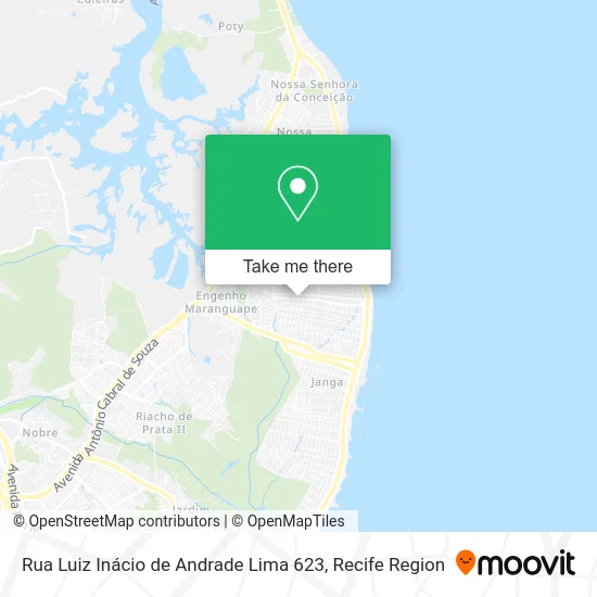 Rua Luiz Inácio de Andrade Lima 623 map