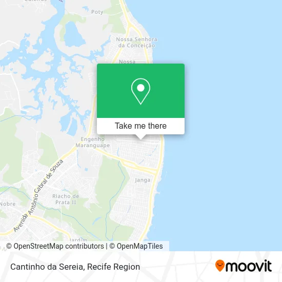 Cantinho da Sereia map