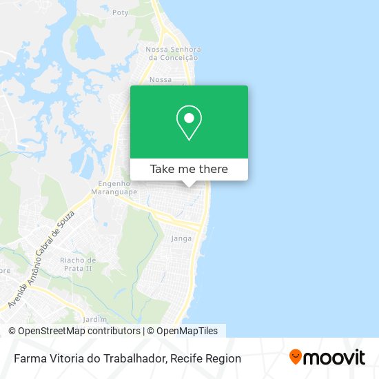 Farma Vitoria do Trabalhador map