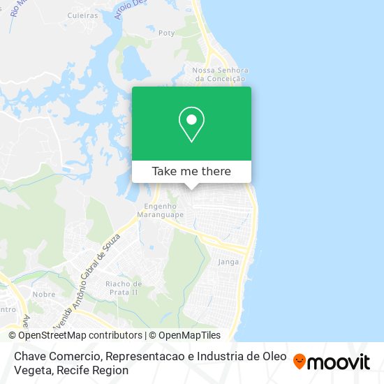 Chave Comercio, Representacao e Industria de Oleo Vegeta map