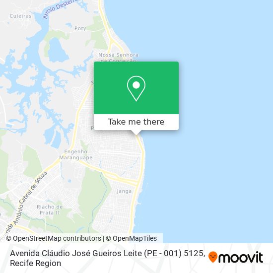 Avenida Cláudio José Gueiros Leite (PE - 001) 5125 map