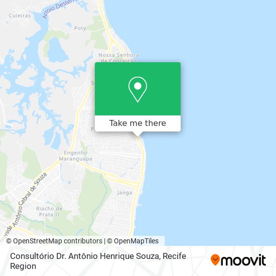 Consultório Dr. Antônio Henrique Souza map
