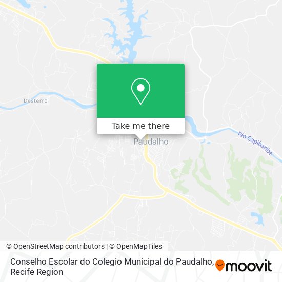 Conselho Escolar do Colegio Municipal do Paudalho map