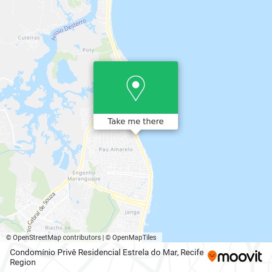 Condomínio Privê Residencial Estrela do Mar map