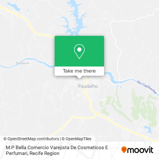 M.P Bella Comercio Varejista De Cosmeticos E Perfumari map