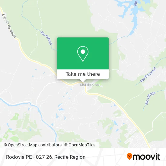 Rodovia PE - 027 26 map
