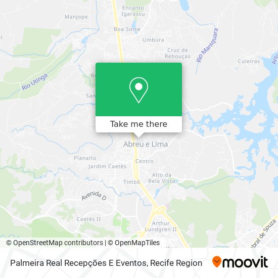 Palmeira Real Recepções E Eventos map