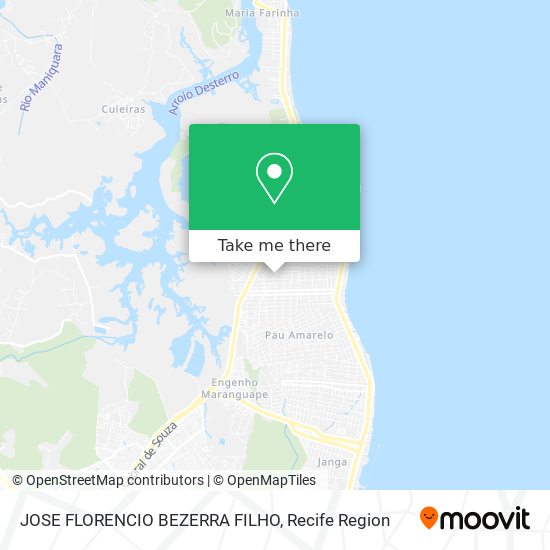 JOSE FLORENCIO BEZERRA FILHO map