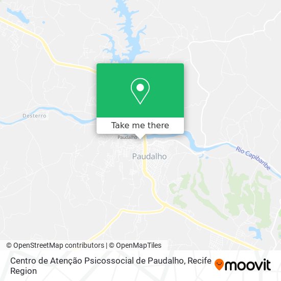 Centro de Atenção Psicossocial de Paudalho map