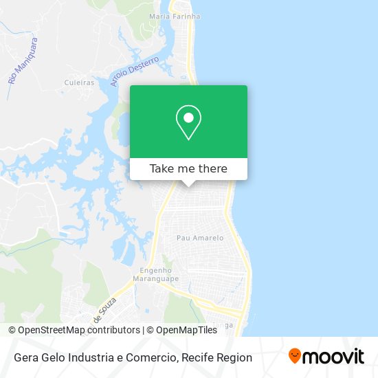 Gera Gelo Industria e Comercio map
