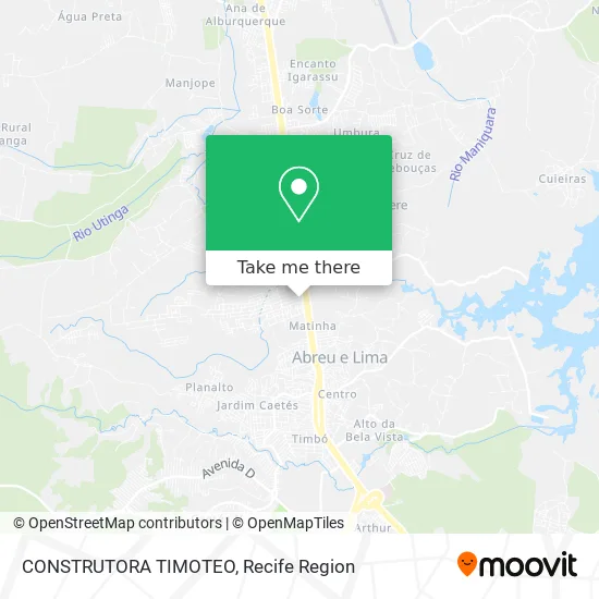 CONSTRUTORA TIMOTEO map