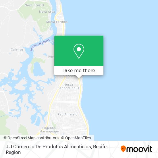 J J Comercio De Produtos Alimenticios map