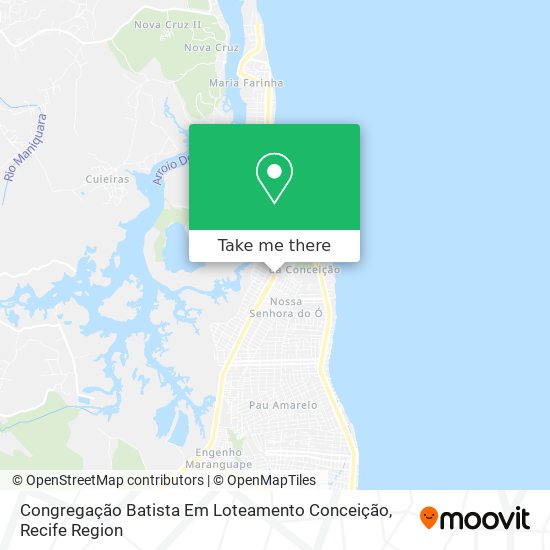 Congregação Batista Em Loteamento Conceição map