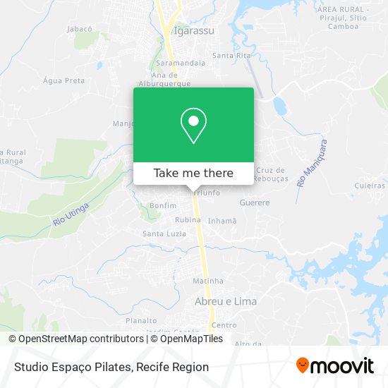Studio Espaço Pilates map