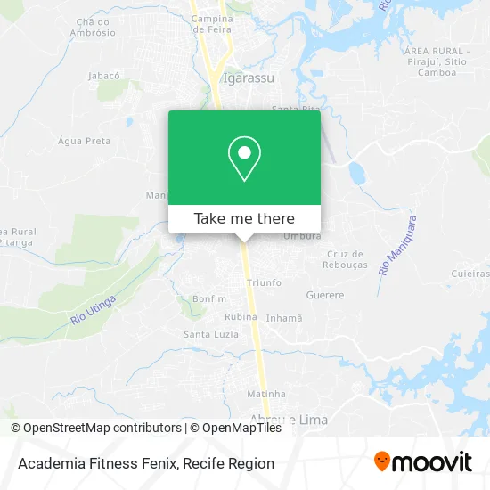 Academia Fitness Fenix map