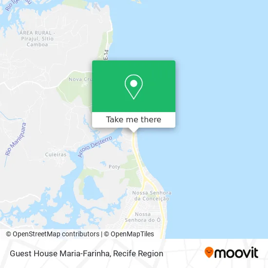 Guest House Maria-Farinha map