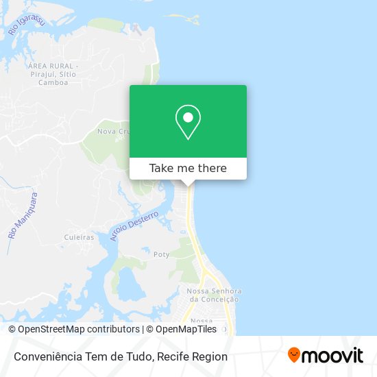 Conveniência Tem de Tudo map