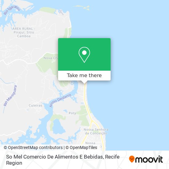 So Mel Comercio De Alimentos E Bebidas map
