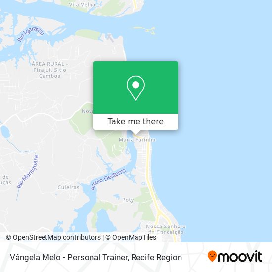 Vângela Melo - Personal Trainer map