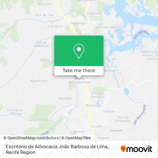 Escritório de Advocacia João Barbosa de Lima map