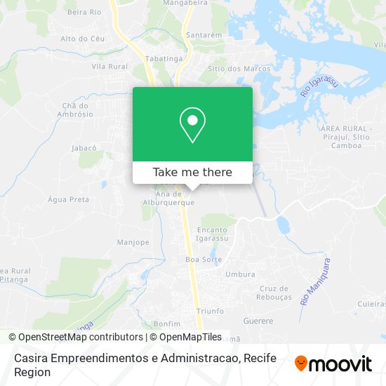 Casira Empreendimentos e Administracao map
