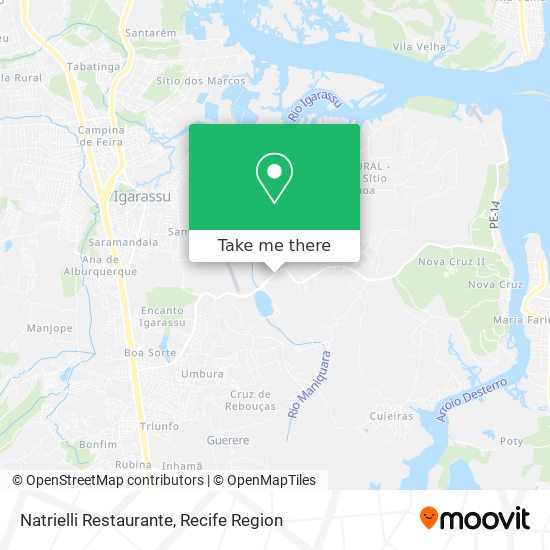 Mapa Natrielli Restaurante