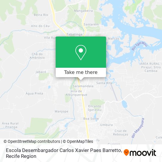 Escola Desembargador Carlos Xavier Paes Barretto map