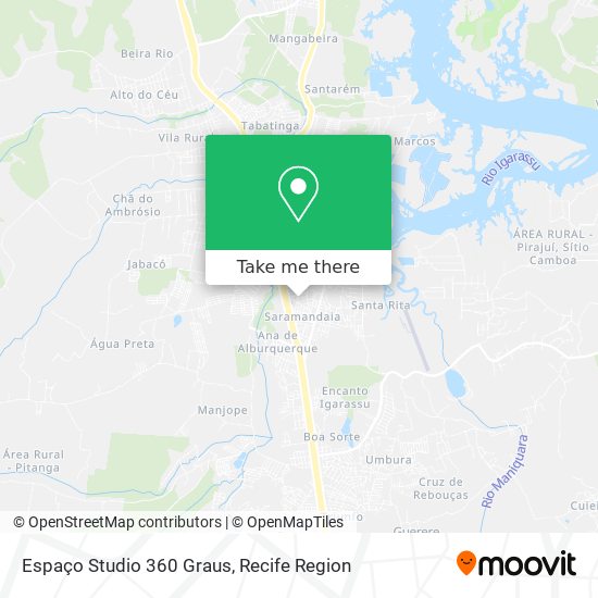 Espaço Studio 360 Graus map
