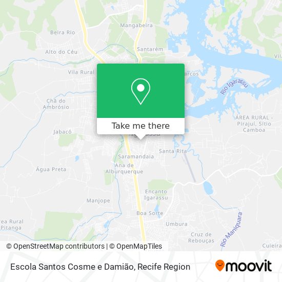 Escola Santos Cosme e Damião map