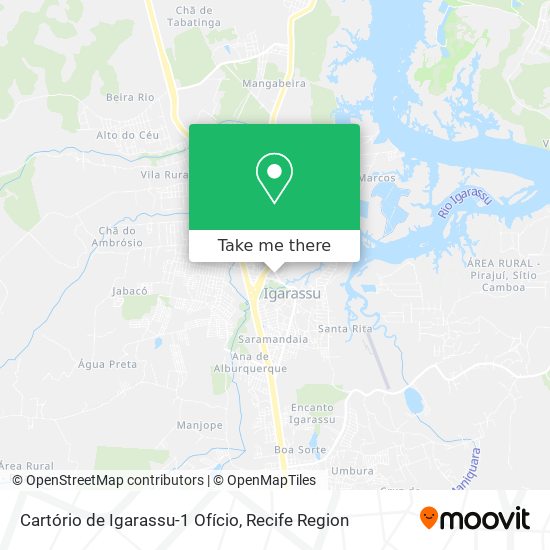 Cartório de Igarassu-1 Ofício map