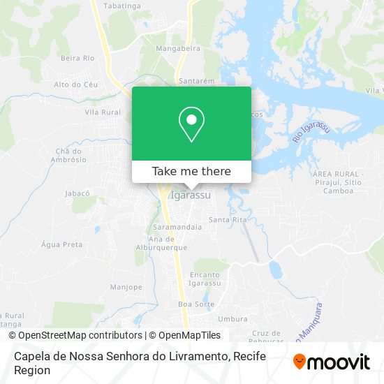 Capela de Nossa Senhora do Livramento map