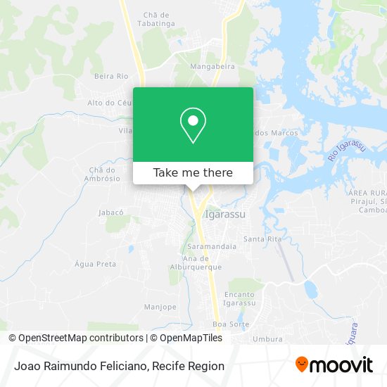 Joao Raimundo Feliciano map