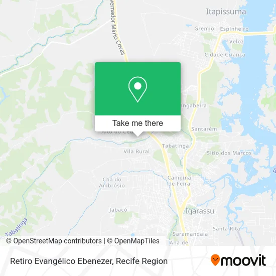Retiro Evangélico Ebenezer map