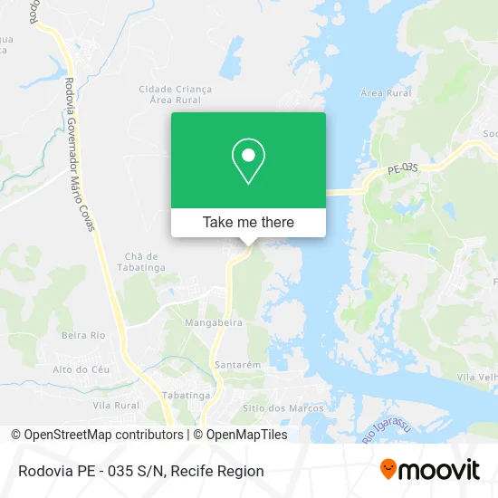 Rodovia PE - 035 S/N map