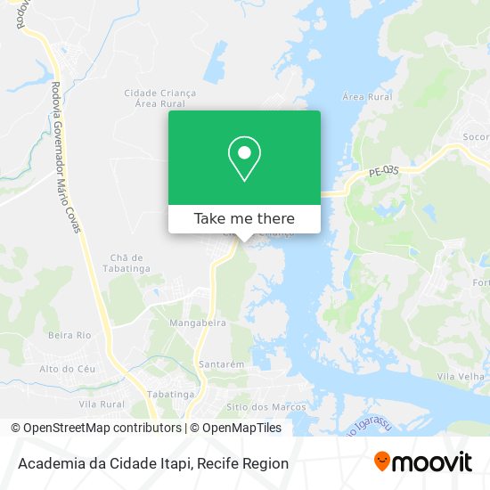 Academia da Cidade Itapi map