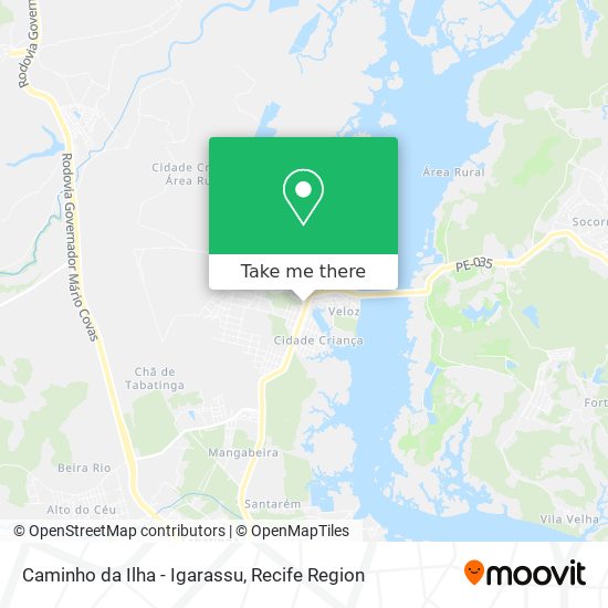 Caminho da Ilha - Igarassu map