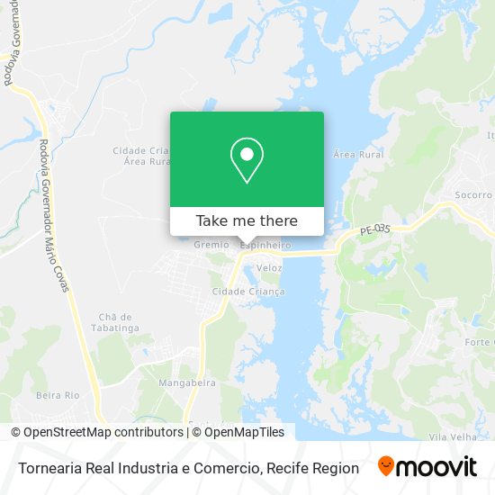 Tornearia Real Industria e Comercio map