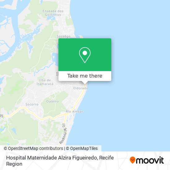 Hospital Maternidade Alzira Figueiredo map