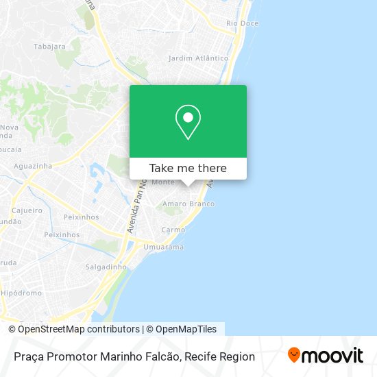 Praça Promotor Marinho Falcão map