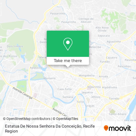 Estatua De Nossa Senhora Da Conceição map