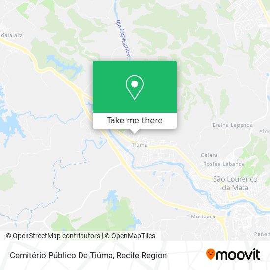 Cemitério Público De Tiúma map