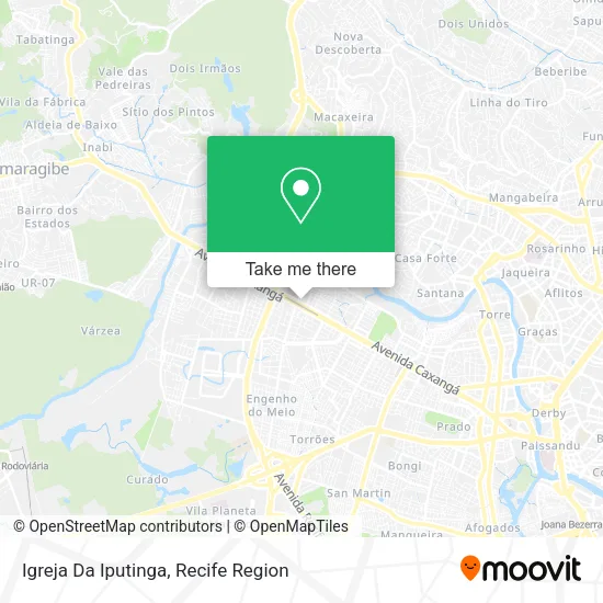 Igreja Da Iputinga map