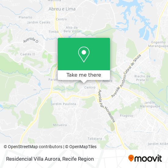 Residencial Villa Aurora map