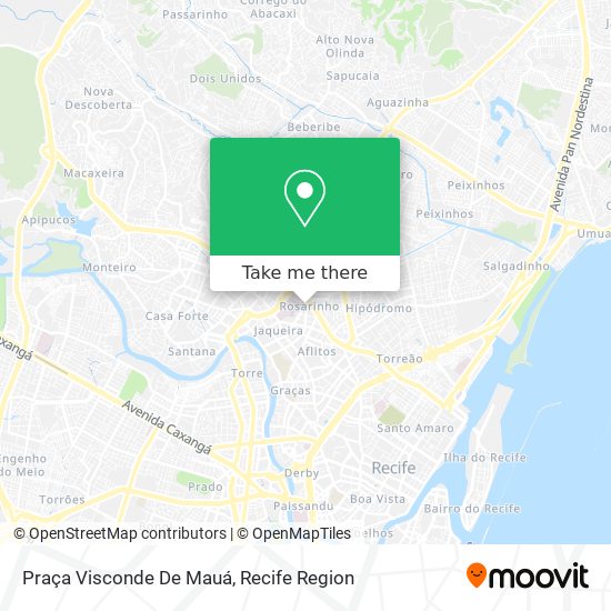 Mapa Praça Visconde De Mauá